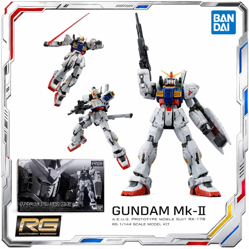 Bandai Model Gundam Rg - Bandai Original RG RX178 Gundam Mk