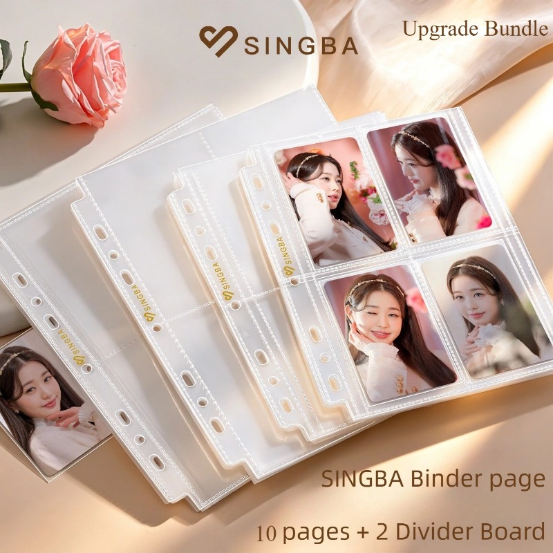 Pokemon Binder Card - New 10pcs with 2 Divider Board