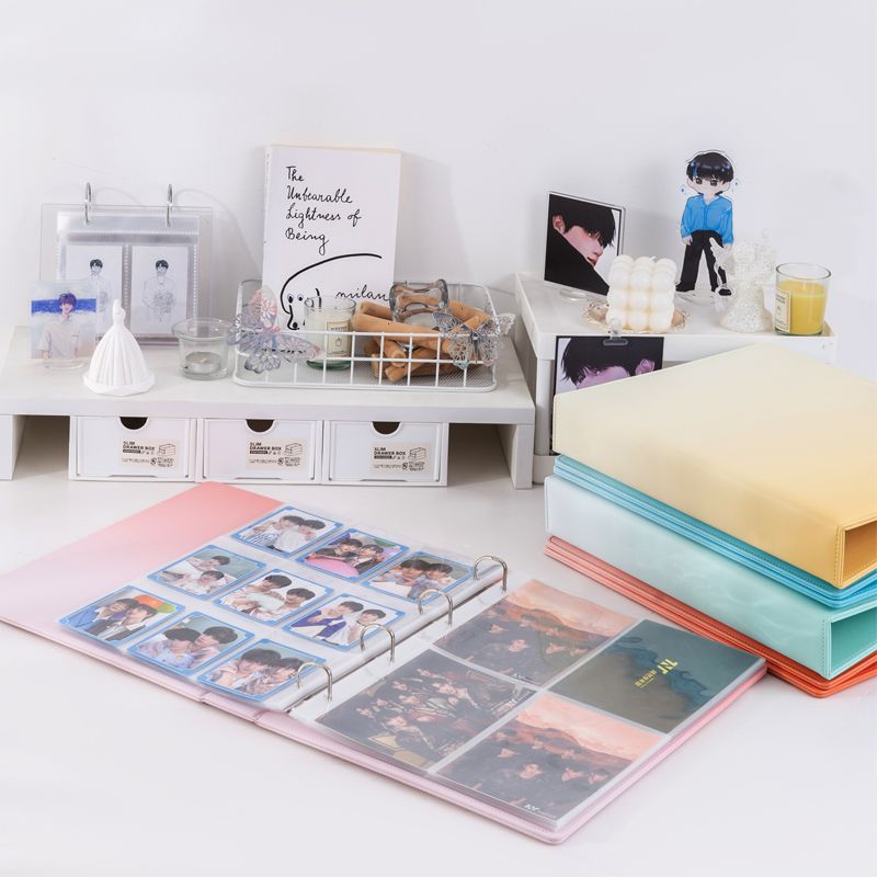 Pokemon Binder Card - A4 Luxury Gradient PU Leather 4-Ring
