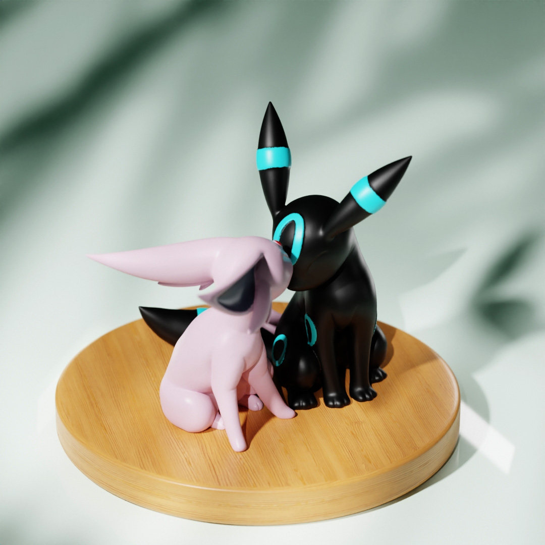 Genuine Espeon Umbreon Pet Elf - Vinyl Figure Blank review and price