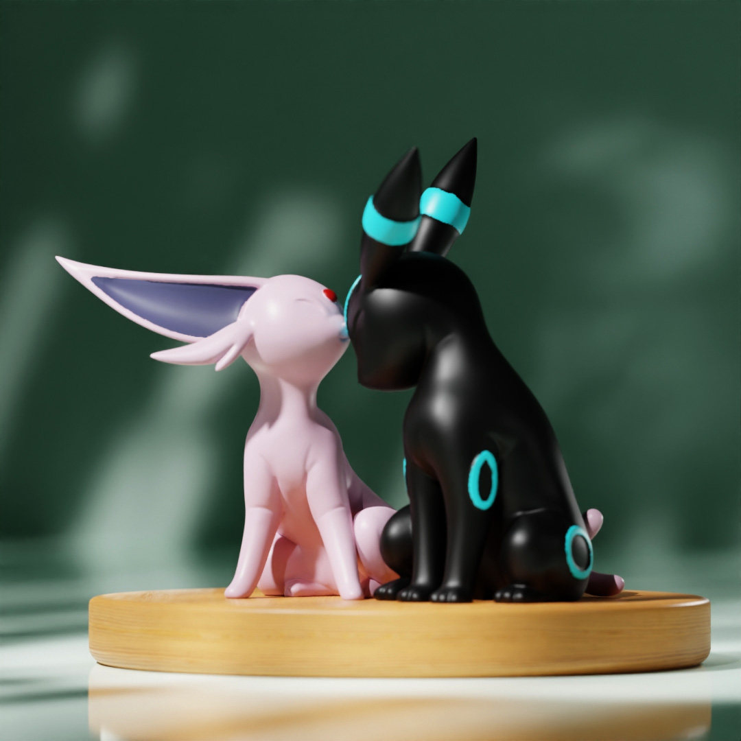 Genuine Espeon Umbreon Pet Elf - Vinyl Figure Blank review and price