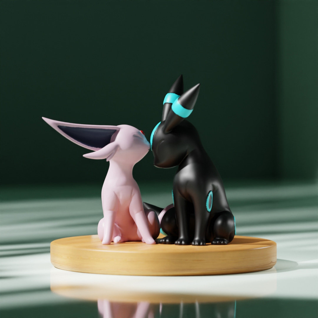 Genuine Espeon Umbreon Pet Elf - Vinyl Figure Blank review and price